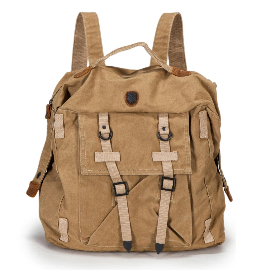

2018 New Canvas Backpack Unisex Male And Female Students Bag European Design Style Backpacks Short Trip Bag