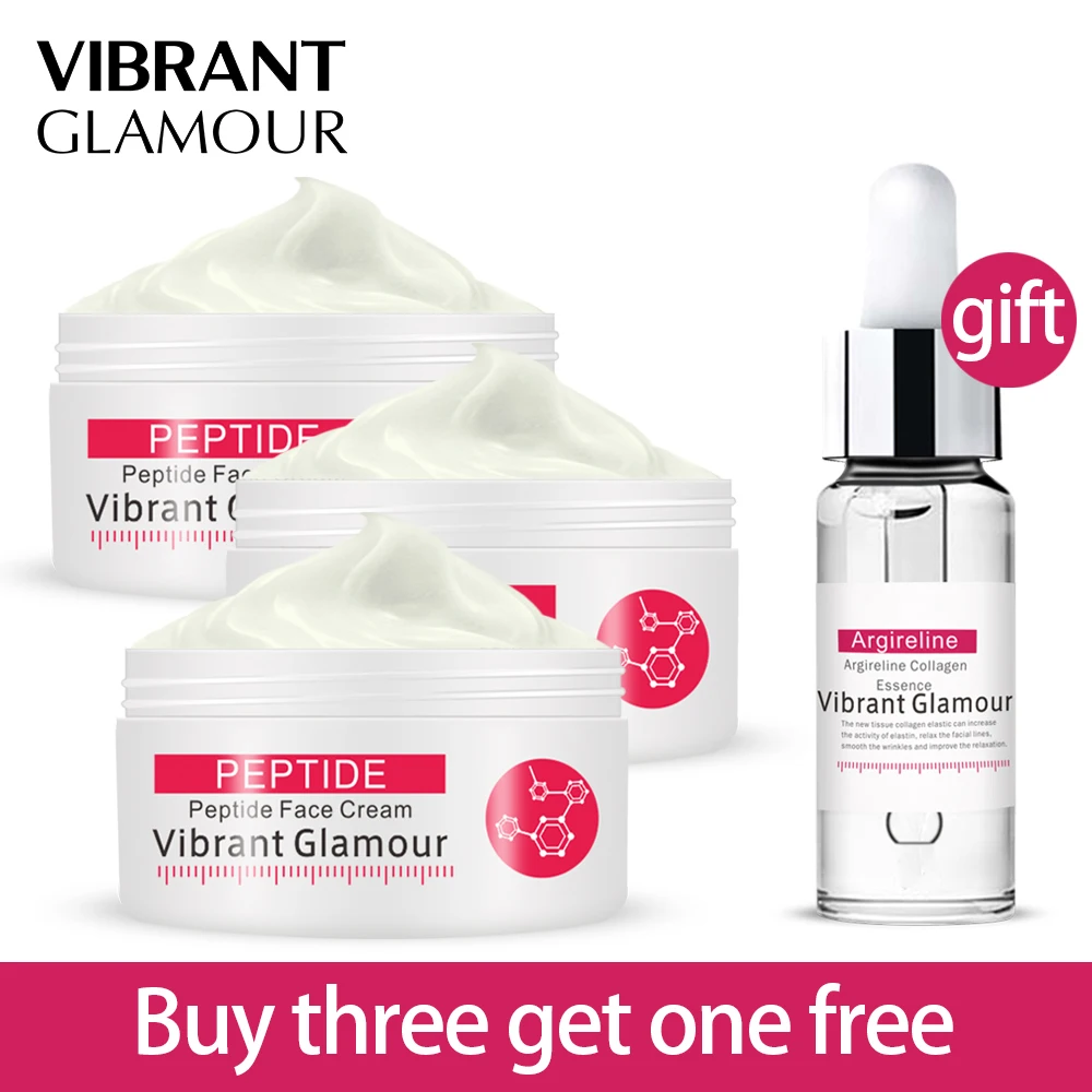 

Buy3 get 1 gift Face Cream Set Argireline Pure Collagen Cream Anti-wrinkle Firming Anti Aging Skin Care Whitening Moisturizing