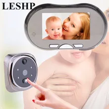 4.3″ Touch Screen Digital Doorbell 160 Degree HD Wide Angle Peephole Viewer Door Eye Doorbell Night Vision Zinc Alloy Magic eye