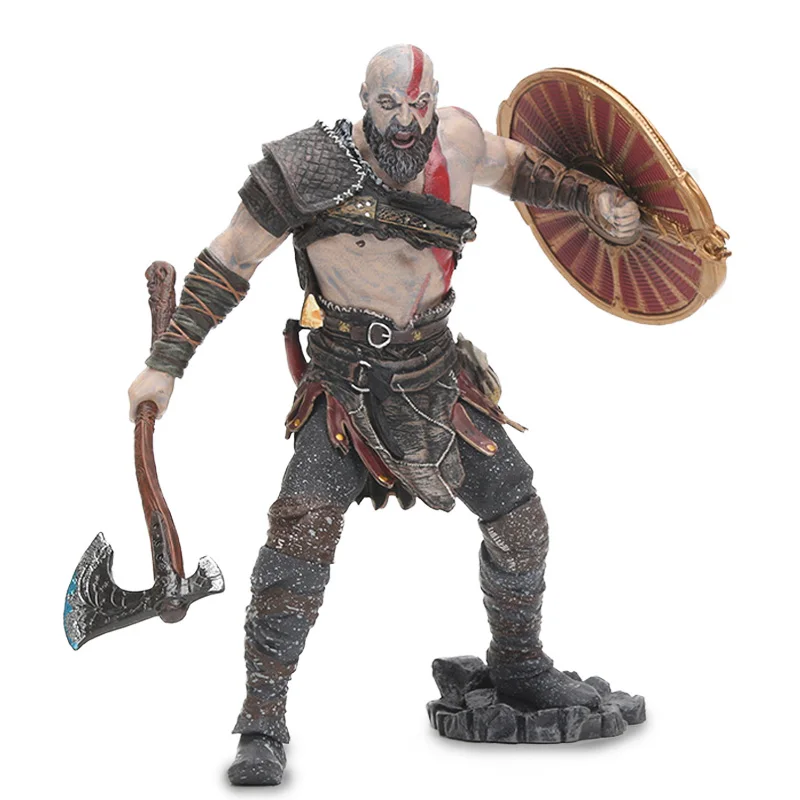 18 см игрушки NECA игры God of War 4 Кратос ПВХ фигурку призрак Спарты Kratos Коллекционная