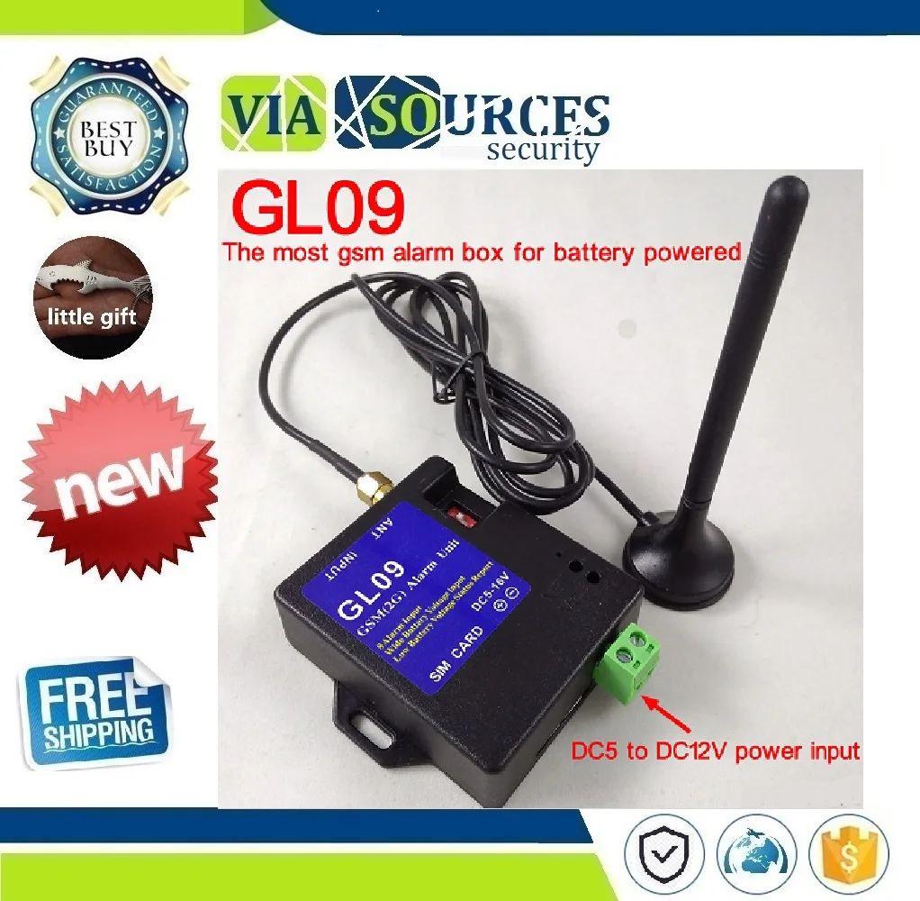 

Portable battery operated Wireless GSM SMS Alarm Controller 8CH Burglar Intruder Wireless GSM Alarm System Home Security GL09