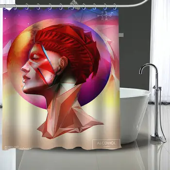 

New Custom brian pollett drugs Curtains Polyester Bathroom Waterproof Shower Curtain With Plastic Hooks More Size