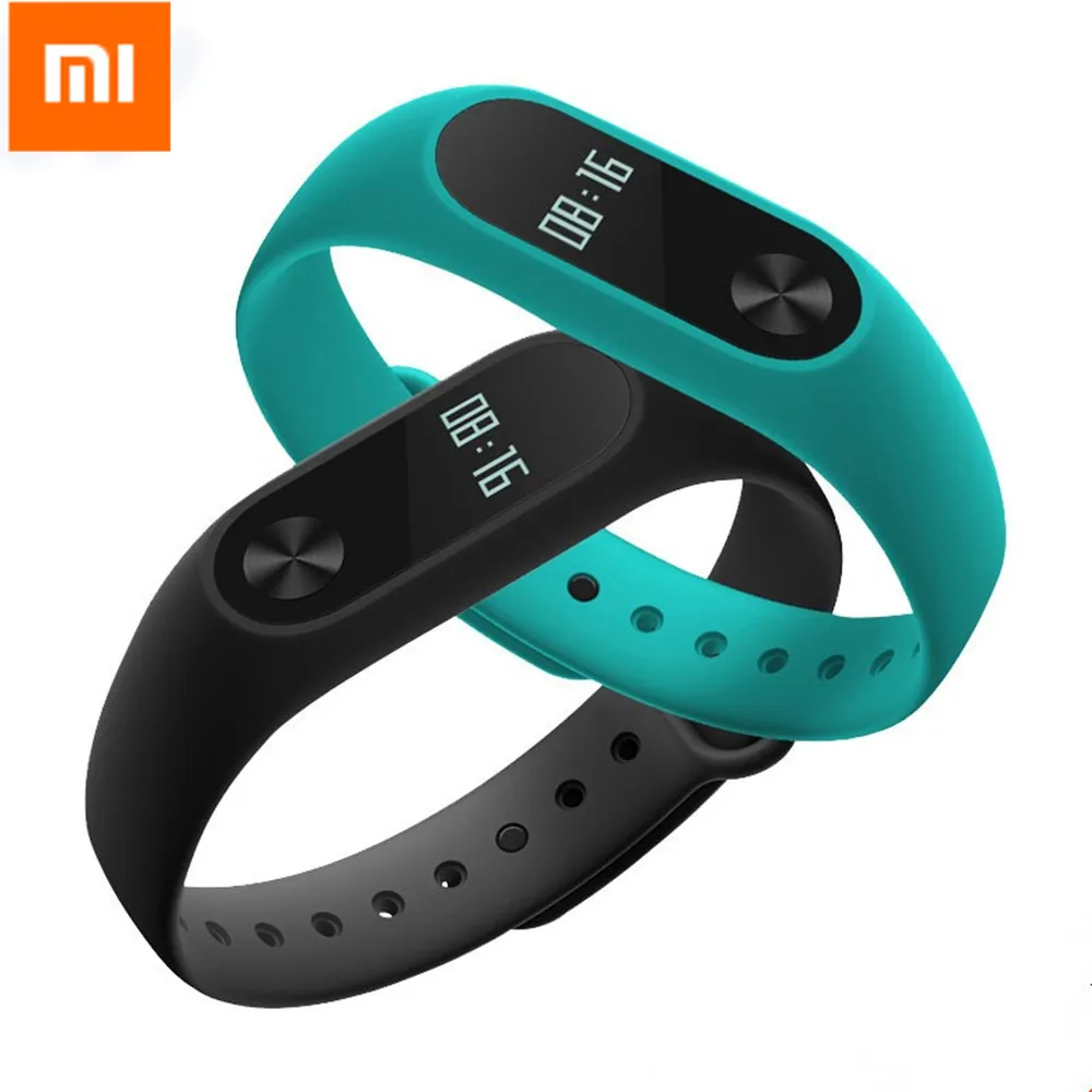 Original Xiaomi Mi Band 2 Wristband Optional Colorful Straps Sleep Tracker IP67 Waterproof Smart Mi Band