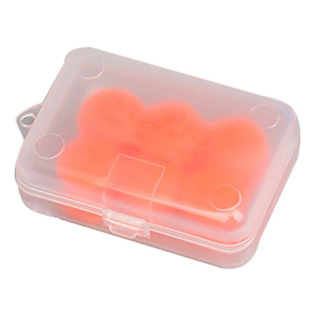 

6PCS/Box Sleeping Swimming Waterproof Outdoor Flexible Noise Cancelling Hearing Protection Ear Plug Soft Silicone Home Studying