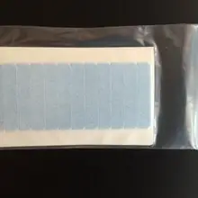 20 упак./лот горячая Распродажа светло-голубой цвет супер высокого качества сильный двойной ленточное наращивание волос лента для волос