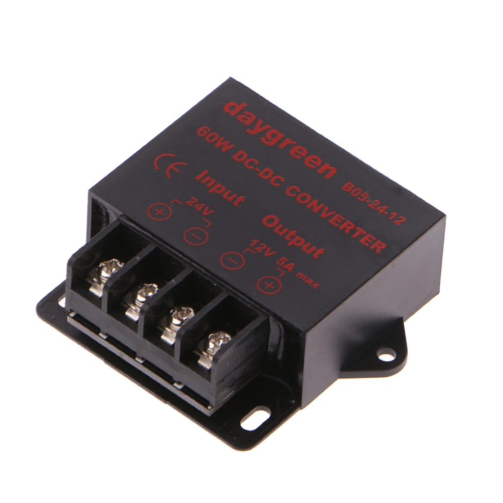 

DC 24V To 12V 5A 60W Converter Step Down Regulator For Low Voltage Transformer