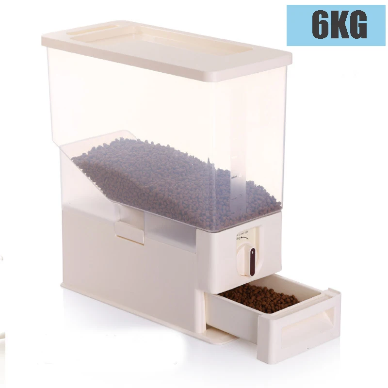 2018 Sealed Pet Food Container Dog Food Storage container Square grain