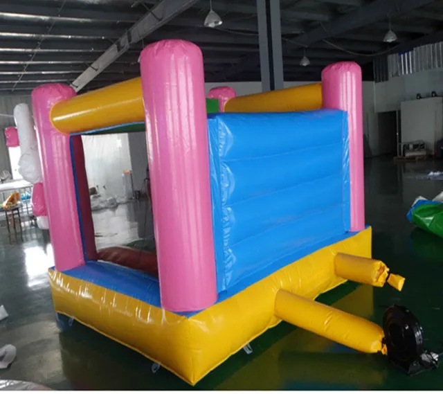  US $730.00  Free blower3*3m small Inflatable jumping castle bounce house for kids