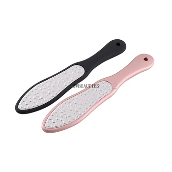 Best Black Double Side Foot Rasp File Hard Dead Skin Callus Remover Pedicure Feet Files Tools 100 Pcs/Lot