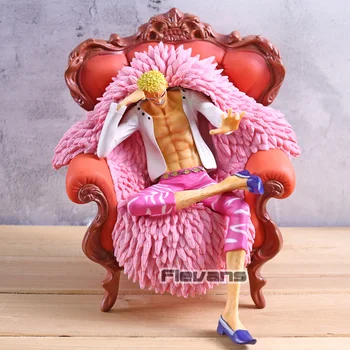 

Anime One Piece P.O.P Donquixote Doflamingo Sitting Chair Ver. PVC Figure Collection Model Toy