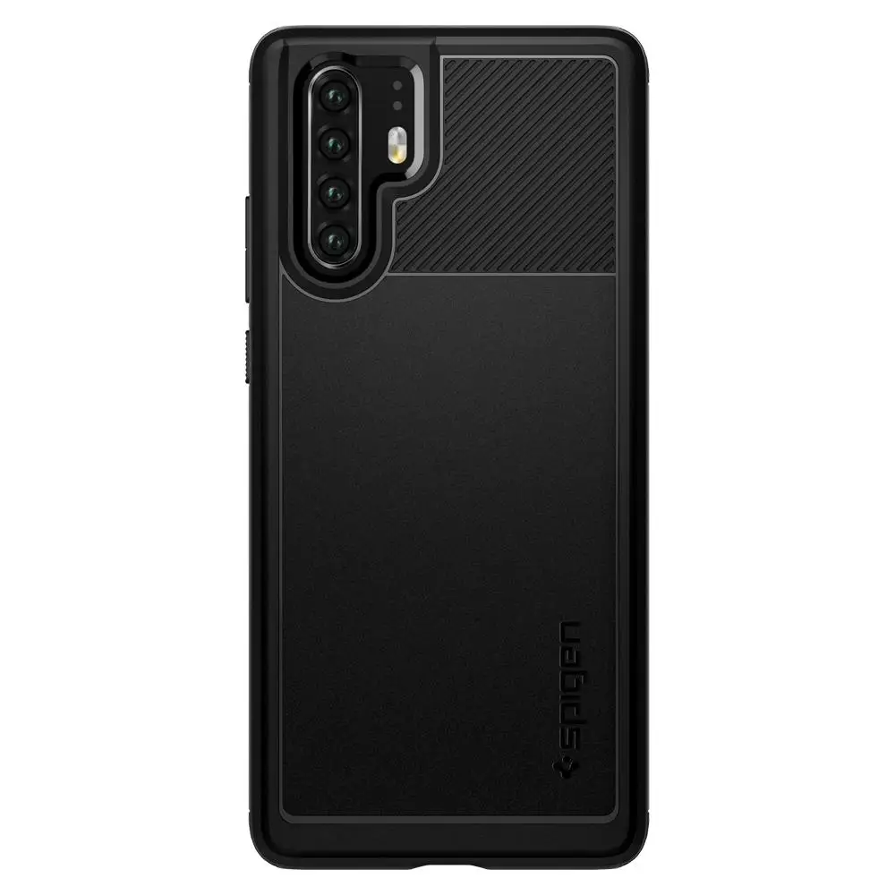 Чехол SPIGEN huawei P30/P30 Pro, прочный армированный Матовый Черный Гибкий Мягкий ТПУ нескользящий чехол s - Цвет: P30 Pro