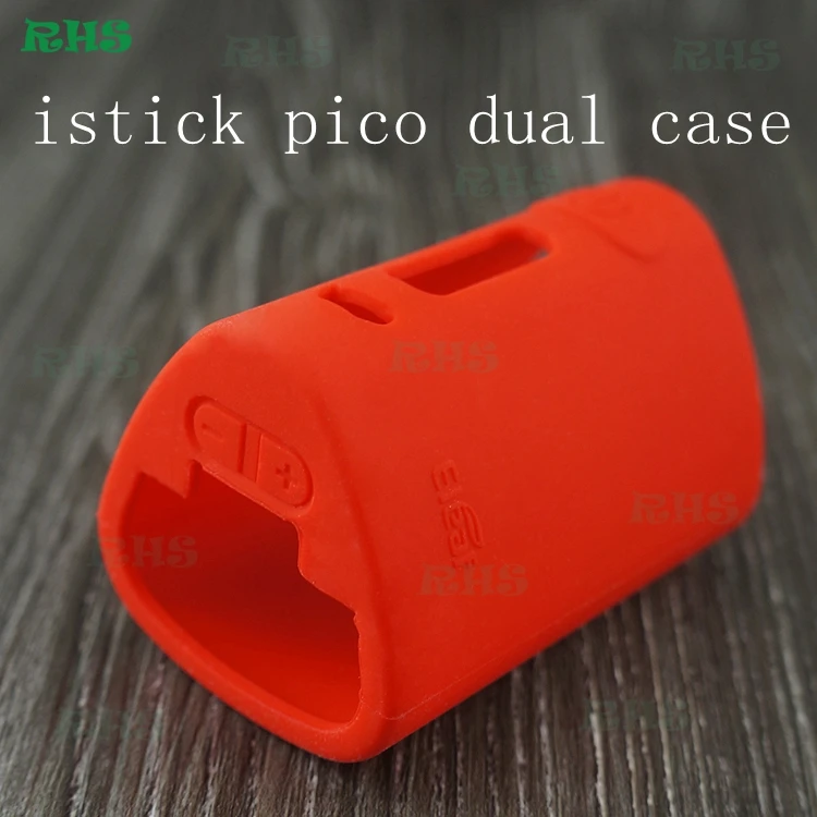 1 шт. istick Пико двойной VAPE поле mod силиконовый чехол электронные сигареты защитный