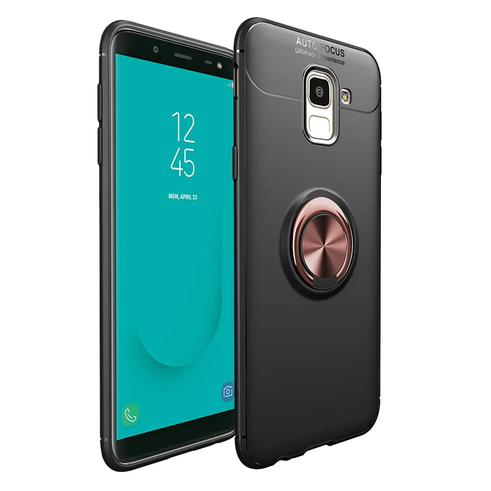 Для Samsung Galaxy J6 2018 чехол для телефона мягкий силиконовый TPU роскошный Магнитный
