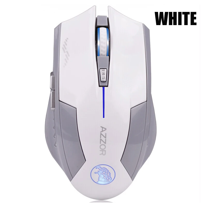 Аккумуляторная беспроводная компьютерная мышь AZZOR игровая 2400 DPI 2 4G FPS Gamer