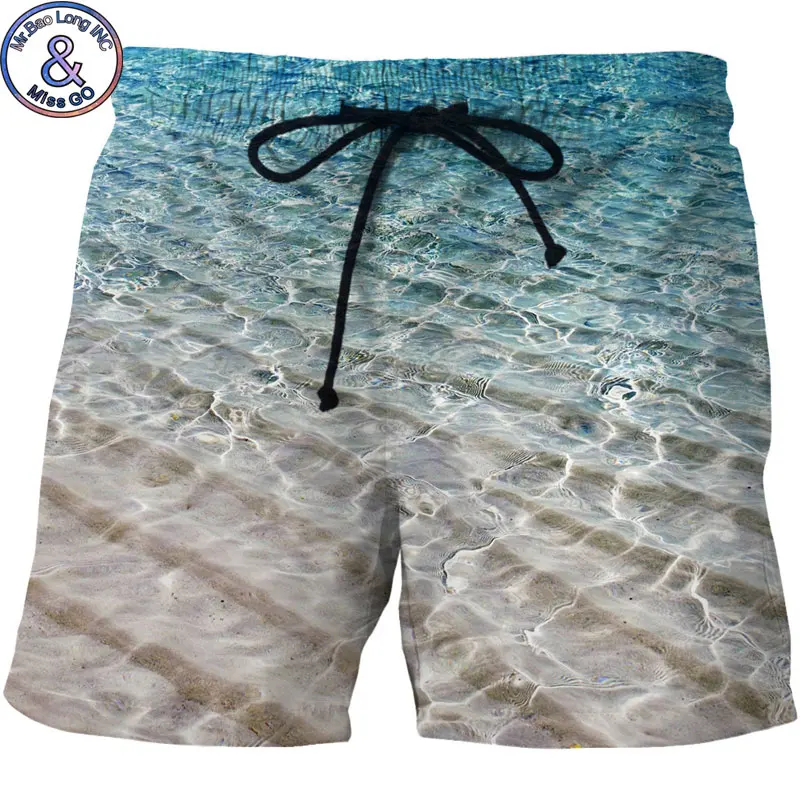 Для мужчин S Hipster 3D печатных лето быстросохнущая пляжные Пляжные шорты для будущих мам Мужские Шорты для купания 2018 Мода Повседневное Марка
