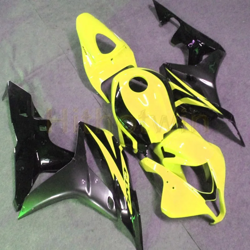 

Screws+Custom Injection mold yellow motorcycle body kit for HONDA 2007-2008 CBR600RR Fairing