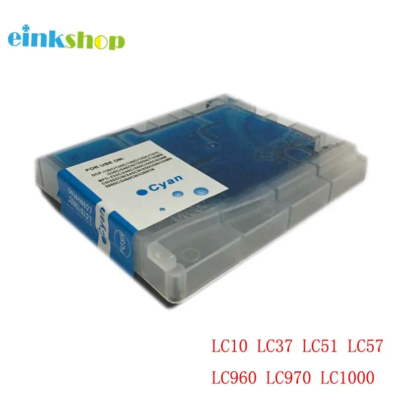 Картридж с чернилами einkshop LC10 LC37 LC51 LC57 LC960 LC970 LC1000 для фритриджа фрижетов 340CN|ink