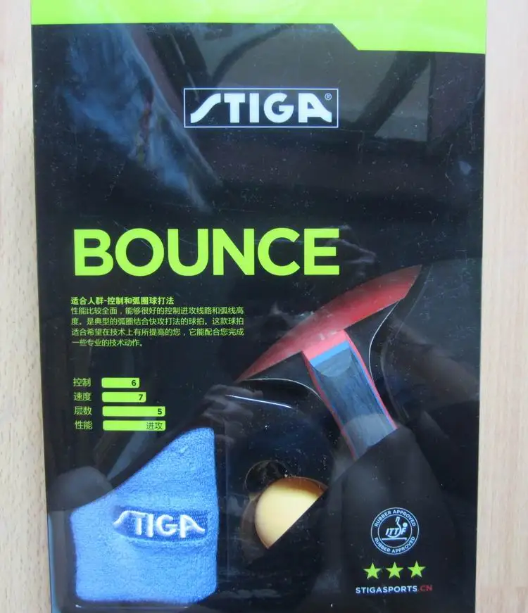 الأصلي ترتد 3 نجوم تنس الطاولة مضرب stiga دعوى للمبتدئين جيد التحكم المضرب مضرب stiga مضرب المهنية