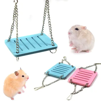 

Cute Parrot Hamster Small Swing Hanging Bed Shake Suspension House Props Pet Products Toy Store