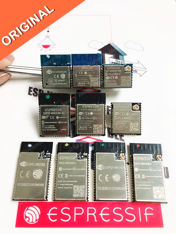 Оригинальный модуль Espressif серия ESP8266 ESP32 с функцией &quotEspressif&quot &quotESP-WROOM&quot |
