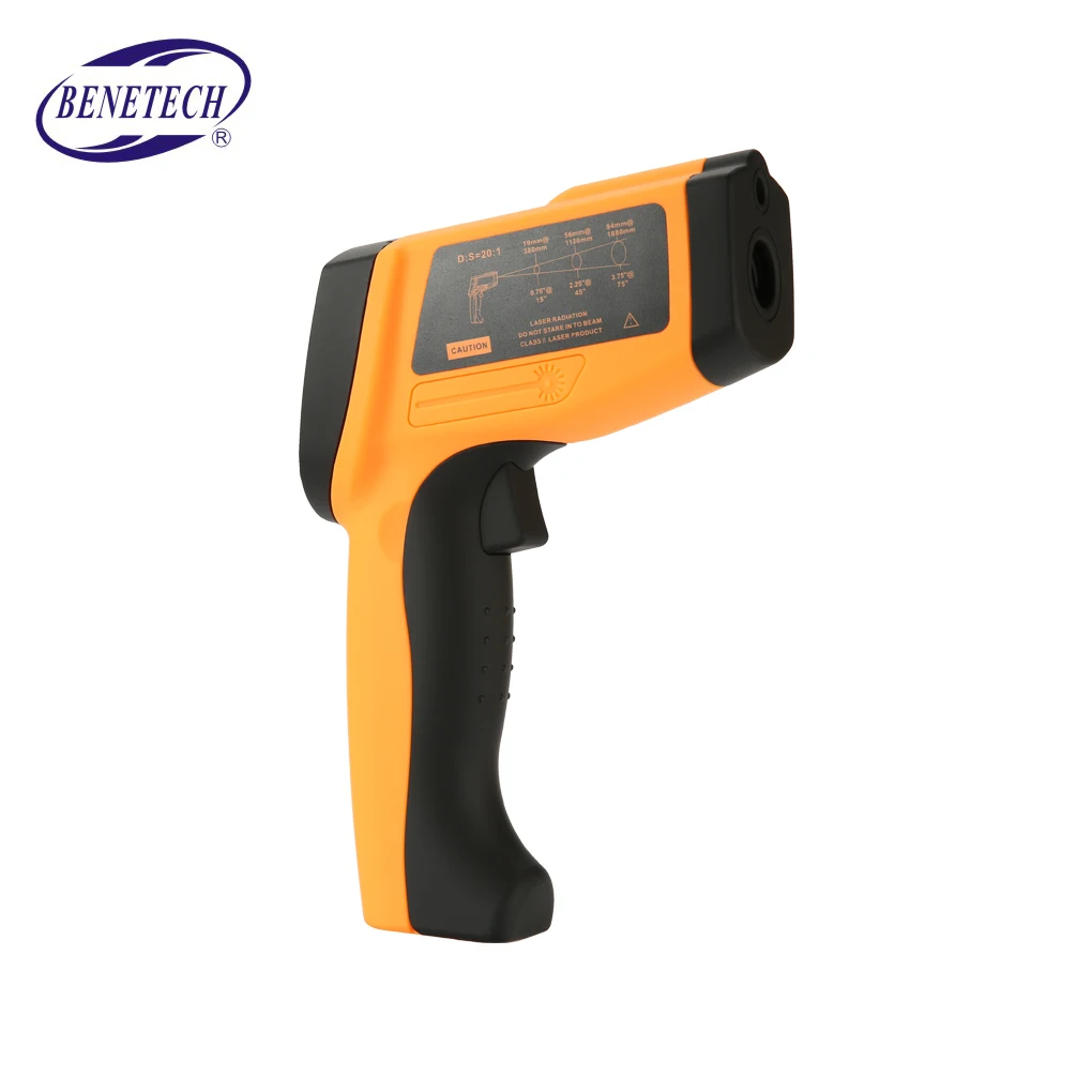 

GM1150 Non-contact Infrared Thermometer Handheld Pyrometer IR Temperature Meter with LCD Backlight