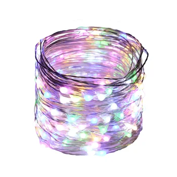 

15M/49FT 150LED Silver Wire LED Fairy Lights Chrismas Halloween String Lights Decoration Party Lights + Corded Adapter