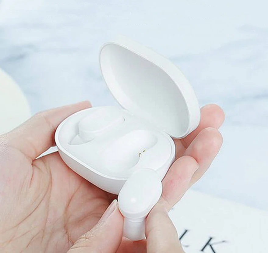 Bluetooth наушники xiaomi AirDots TWS гарнитура интеллектуальное управление AI mijia mi для redmi note