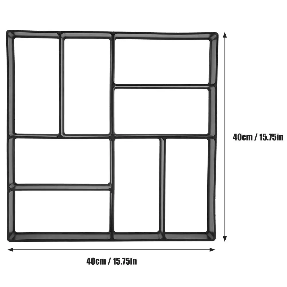 40 см Горячая Тротуарной бетонной формы шаговый Камень Плесень сад газон асфальтоукладчик ходьбы