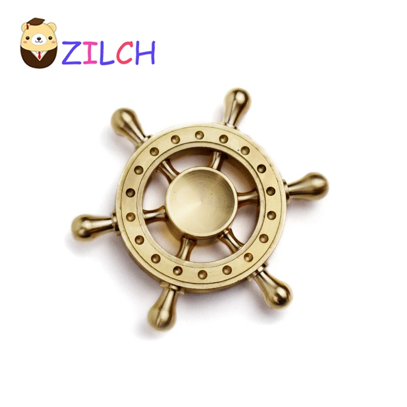 

New PURE COOPER Fidget Spinner Pirate Sailor Ship Wheel Fingertip Gyro Fidget Hand Spinner Desk EDC Toy for Gift Hand Spinner