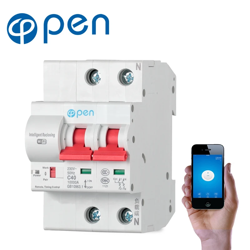 

OPEN 2P 125A Remote Control Wifi Circuit Breaker /Smart Switch/ Intelligent overload ,short circuit protection