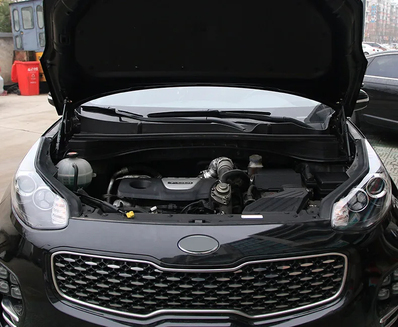 2 шт. подходит для Kia Sportage QL 2016 2017 аксессуары капот Лифт поддержка амортизаторная