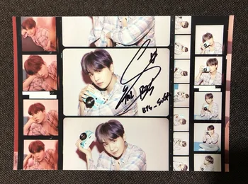 

hand signed Bangtan Boys SUGA autographed photo MAP OF THE SOUL :PERSONA 5*7 042019A