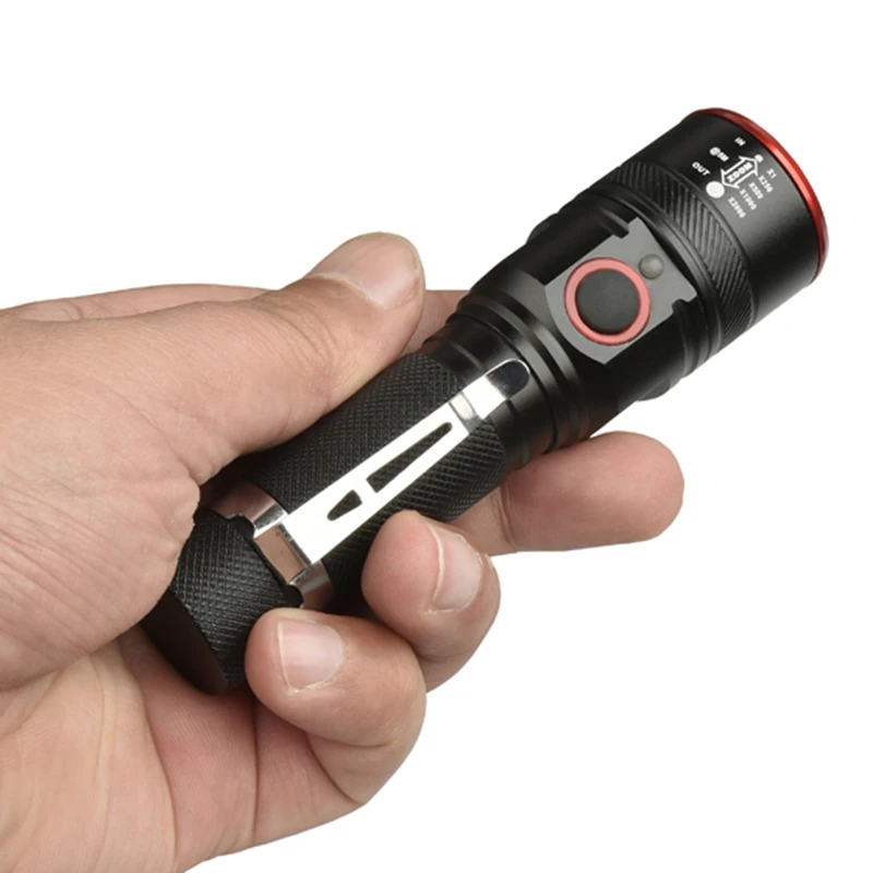 Litwod 1511 5200LM светодиодный Usb Перезаряжаемый 18650 аккумулятор фонарик XM L T6