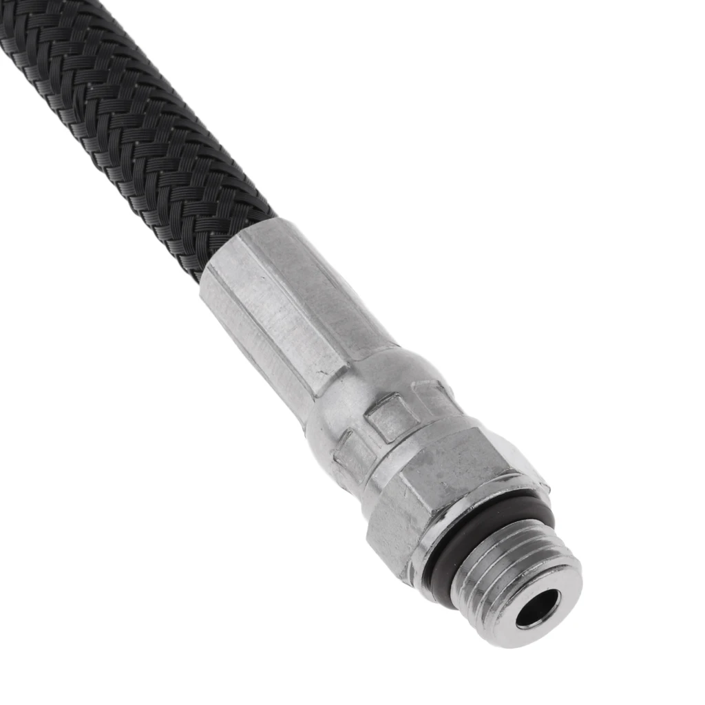 Premium Black Scuba Diving HP High Pressure Hose For Gauge, SPG, 1st stage
