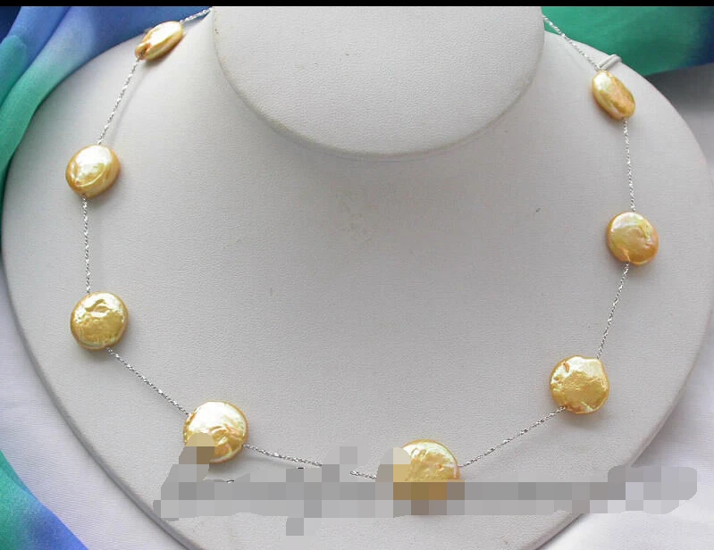 

00014 yellow drip faceted crystal necklace