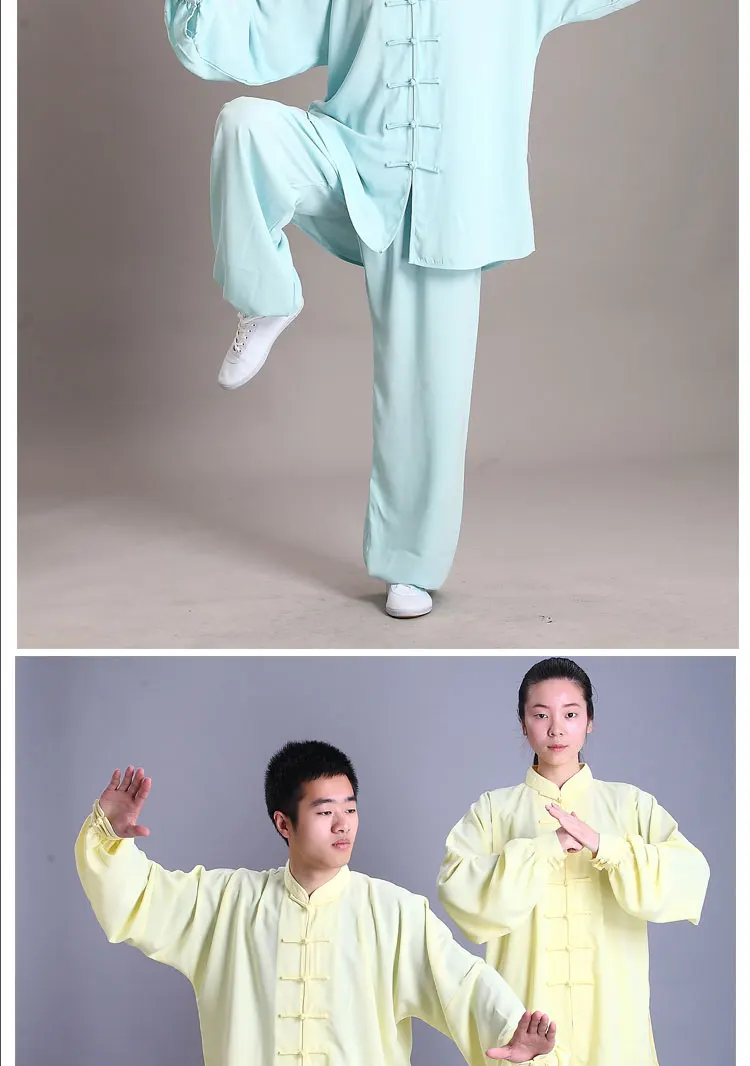 Традиционный кунг-фу форма Для мужчин Топы + Штаны ушу Костюмы для сценического выступления Древняя китайская Тай-Чи боевых искусств