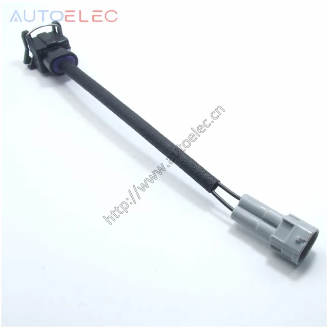 us $2 0 delphi ev1 to nippon denso male rc fuel injector wiring clips plugs wiring harness for audi vw skoda passat vag gm ford jagua in wiring GM Wiring Harness