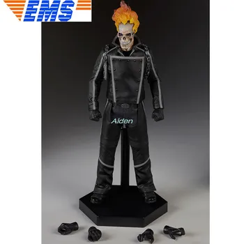 

12" Ghost Rider Statue Superhero Bust Johnny Blaze Full-Length Portrait PF 1:6 Movability GK Action Figure Toy BOX 30CM B1083