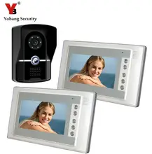 Yobang Security 7 Inch 700TVL Door Monitor Video Intercom Home Door Phone Waterproof Security Camera One To Two Video DoorPhone
