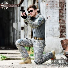 Тактический G3 BDU Камуфляж армейские униформа для страйкбола рубашка штаны с наколенниками Военная MultiCam охотничий одежда Пейнтбол Ge