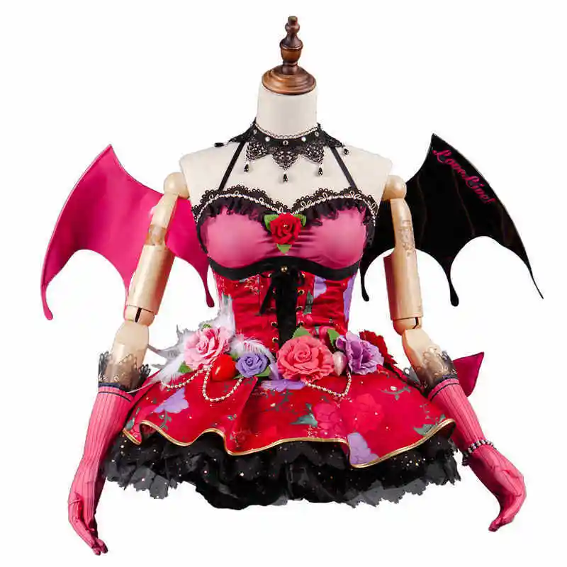 Minami-Kotori-Cosplay-Love-Live-Lovelive-School-Idol-Project-Awakening-Idolized-Koakuma-Devil-Demon-Costume