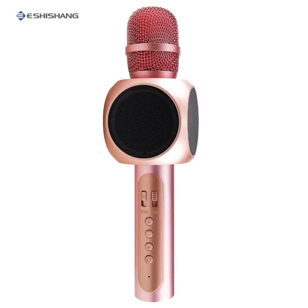 

Bluetooth Karaoke Microphone, Wireless Karaoke Machine Mic with Speaker Amplifier Portable Phone Microphones for android & ios