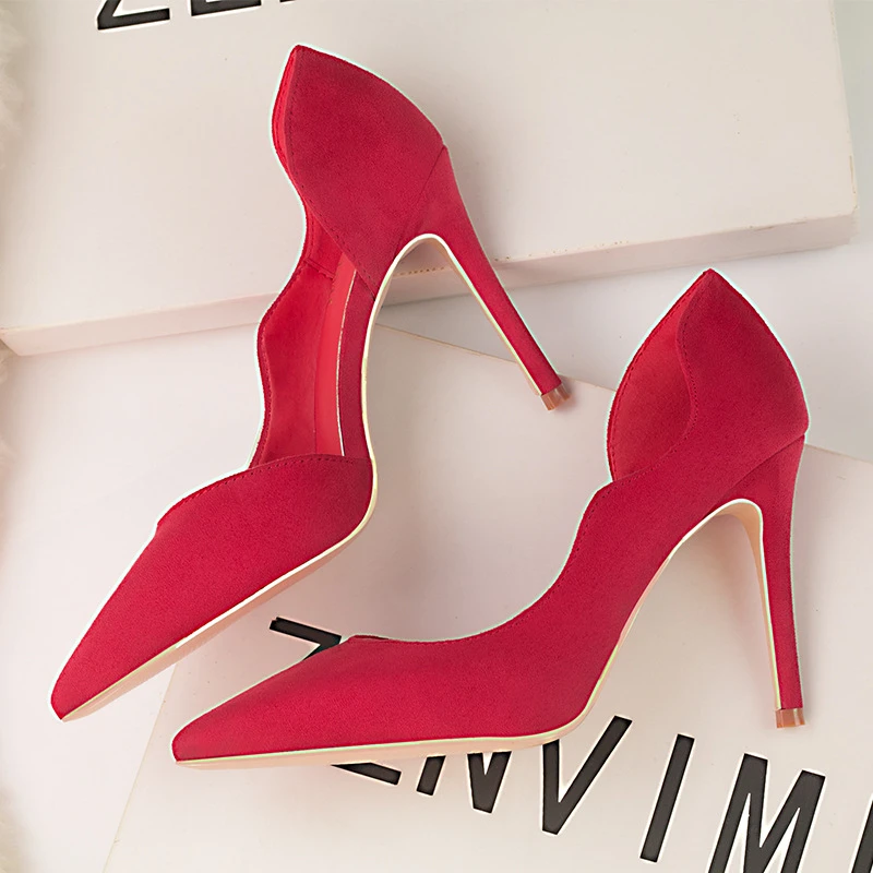 yellow multicolor heels