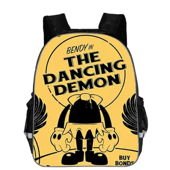 

Bendy and The Ink machine backpack men shoulder travel bag Game student school bag women Notebook Daily Teenage Girl Backpacks