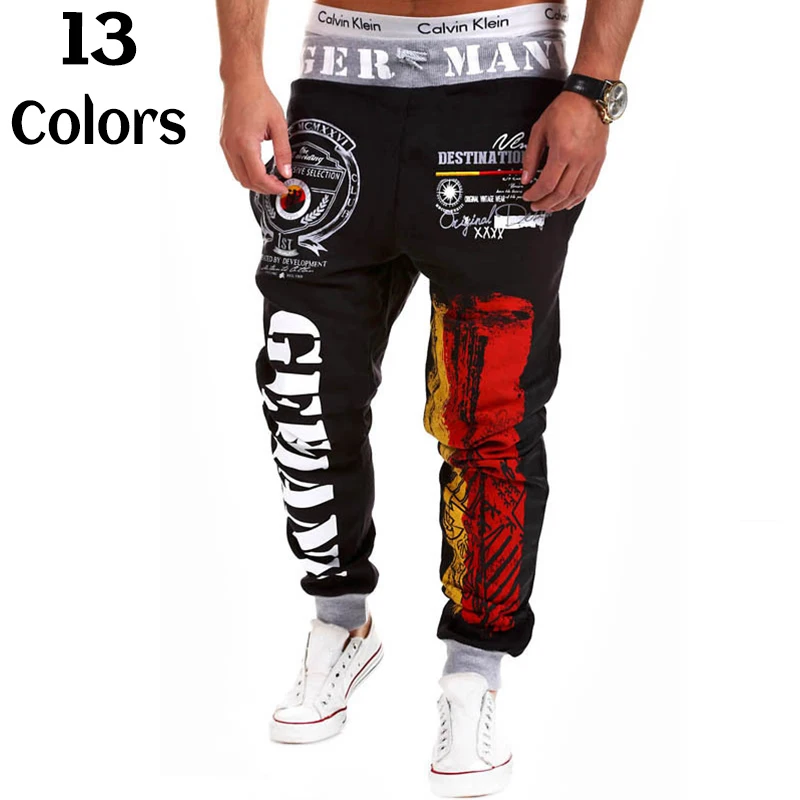 2017 Fashion Harem Men's Pants Drawstring Waist Trousers