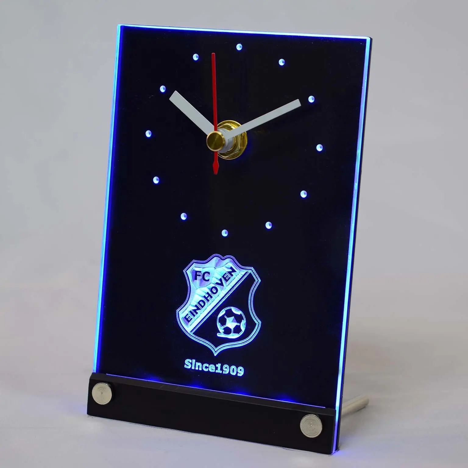 

tnc1026 FC Eindhoven Eerste Divisie Netherlands Football 3D LED Table Desk Clock