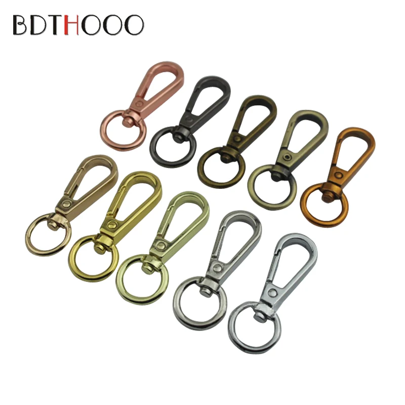 BDTHOOO 10PCS Purse Hook for Bag Chain Frame Handle Rope Clasp Strap Accessories Swivel Snap Hook Buckle Metal Bag Holder Hooks
