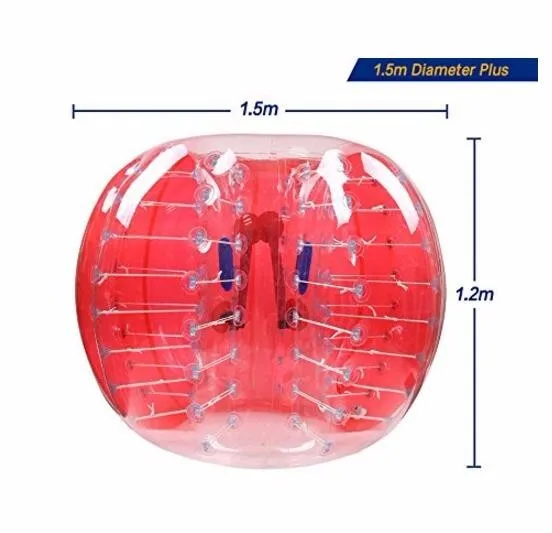 2019 воздушный Зорб футбол 0,8 мм ПВХ 1,2 м 1,5 м 1,7 м надувной бампербол Зорбинг футбольный пузырь, пузырь футбольный мяч Зорб для продажи