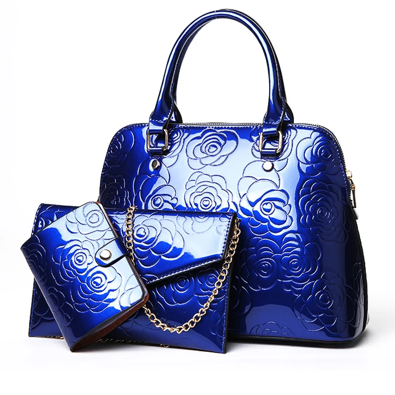 

2019 new New 3pcs/Set Women Composite Bags High Quality Ladies Handbags Female PU Leather Shoulder Messenger Bags Tote Bag
