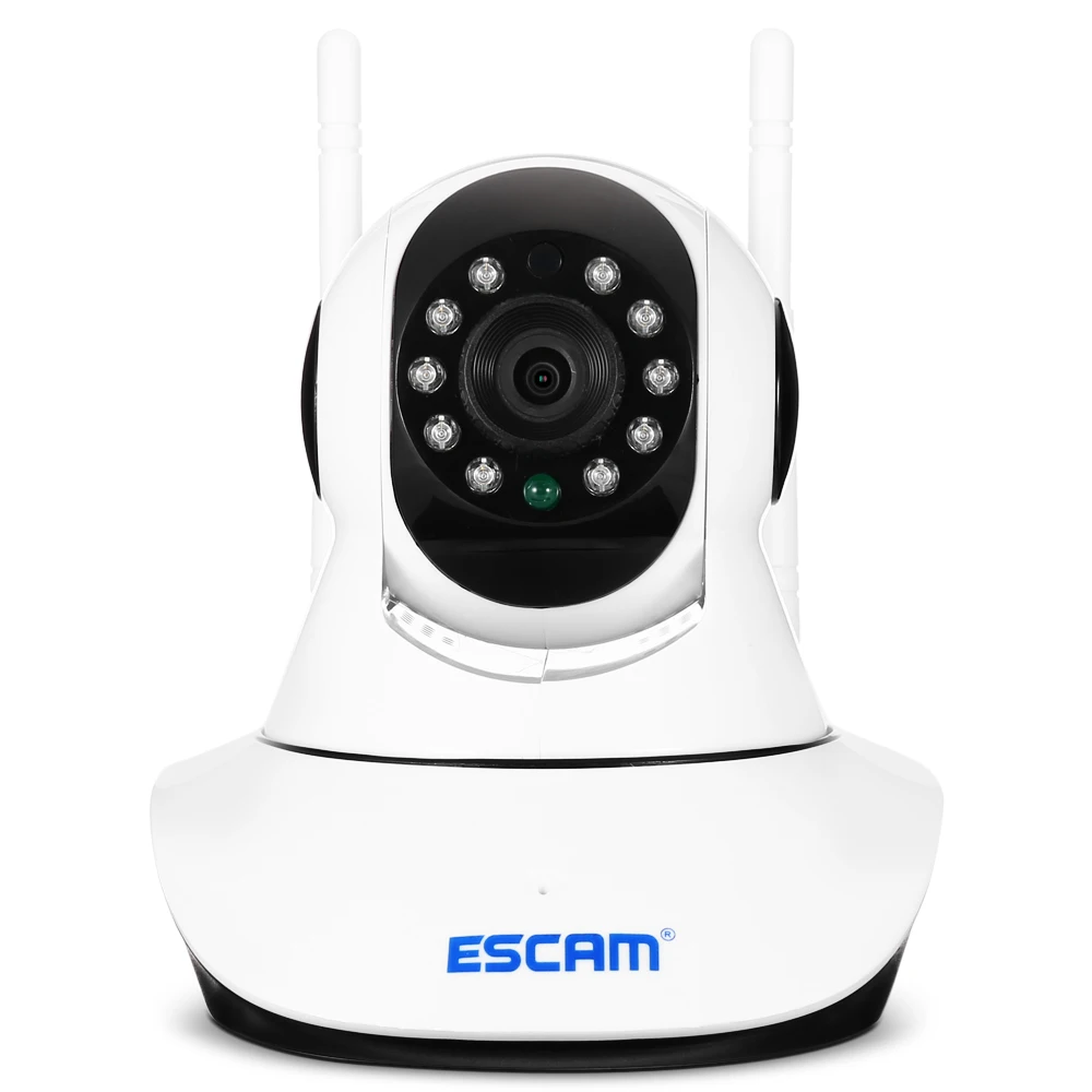 ESCAM G02 двойная антенна 720P панорамирование/наклон WiFi IP IR камера Поддержка ONVIF макс